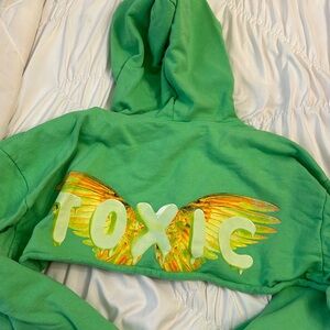 Boys Lie Toxic Crop Hoodie